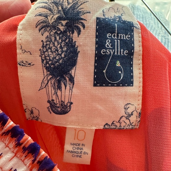 Anthropologie Edmé & Esyllte Bright Vibrant SILK Skirt size 10 - Picture 10 of 14